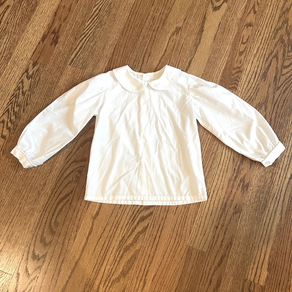 Remember Nguyen White collared button down shirt